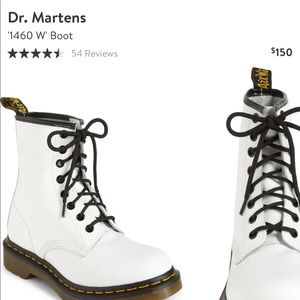 Dr. Doc Martens White 1460 Boot Women’s 8